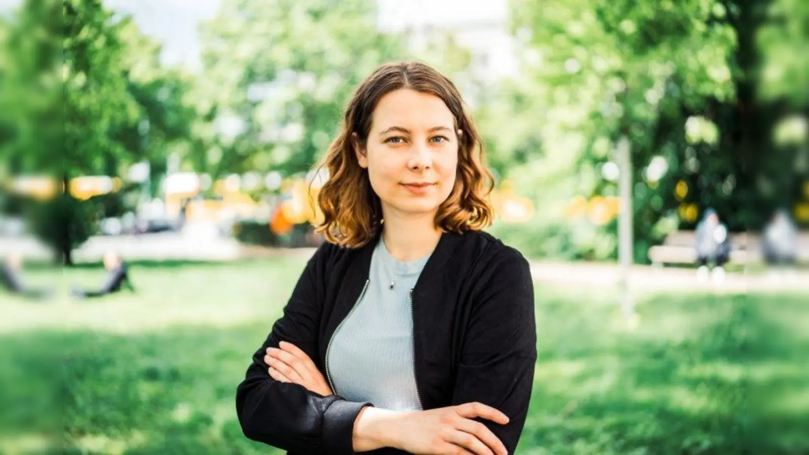 Jamila Schäfer, Direktkandidatin der Grünen im Münchner Süden. (Foto: Eilas Keilhauer)