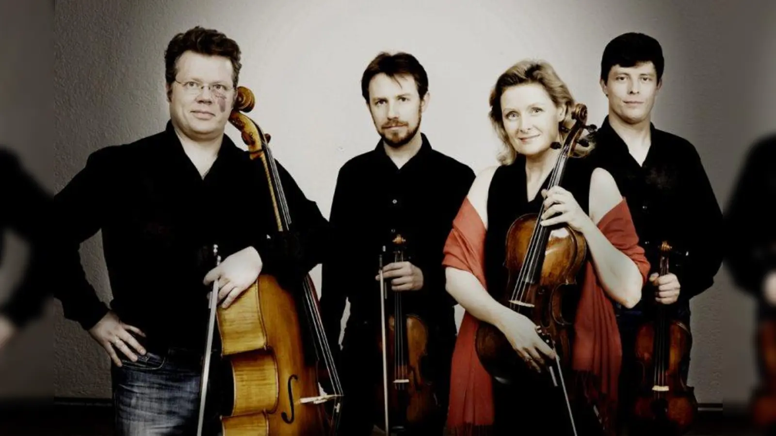 Das Henschel-Quartett spielt im Hubertussaal von Schloss Nymphenburg die Uraufführung eines Streichquartetts von Jens Josef. (Foto: pi)
