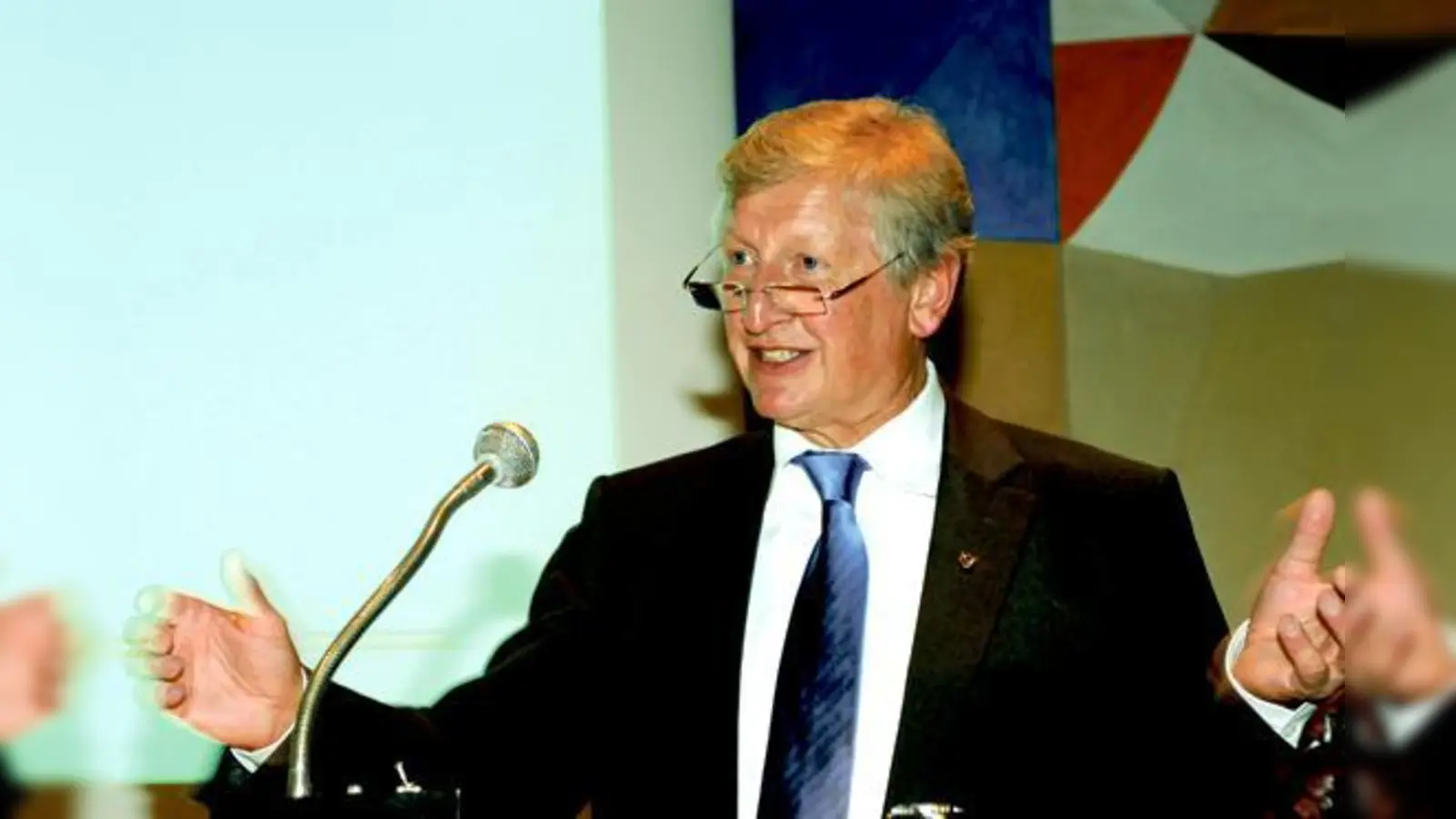 Bürgermeister Franz Schwarz hatte auf der Bürgerversammlung leichtes Spiel.	 (Foto: Ursula Baumgart)