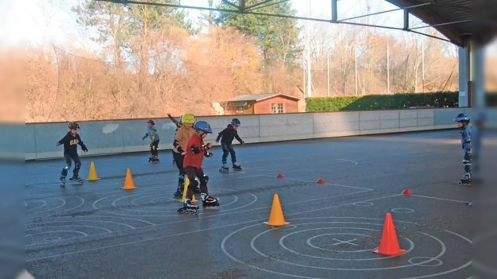 Kinder ab sechs Jahren können in den Kursen des TSV Feldkirchen Inline-Skaten lernen.	 (Foto: Verein)