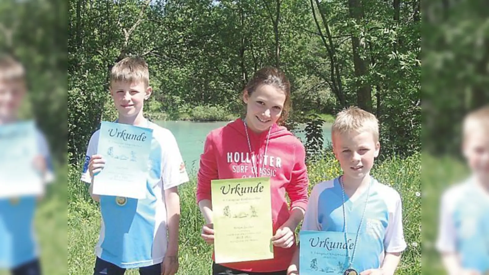 Glückliche Sieger (v.l.): Alex Webb, Miriam Lindner und Adam Webb.  (Foto: privat)
