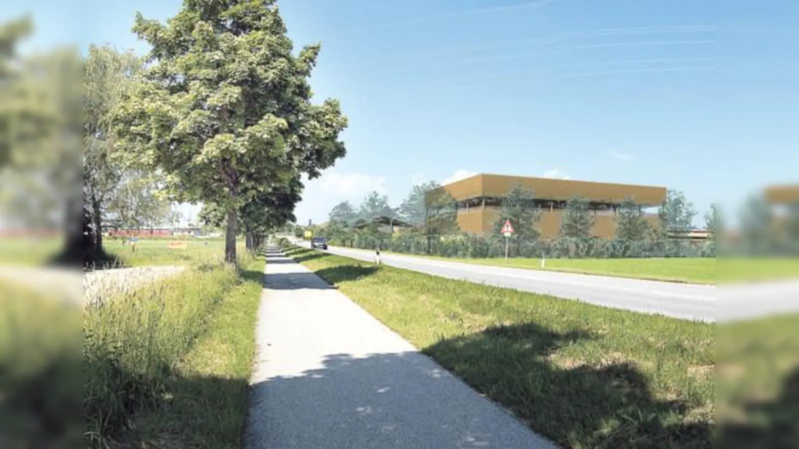 So soll das Geothermiekraftwerk der Gemeinde Sauerlach nach seiner Vollendung einmal aussehen. 	 (Foto: Stadtwerke München)