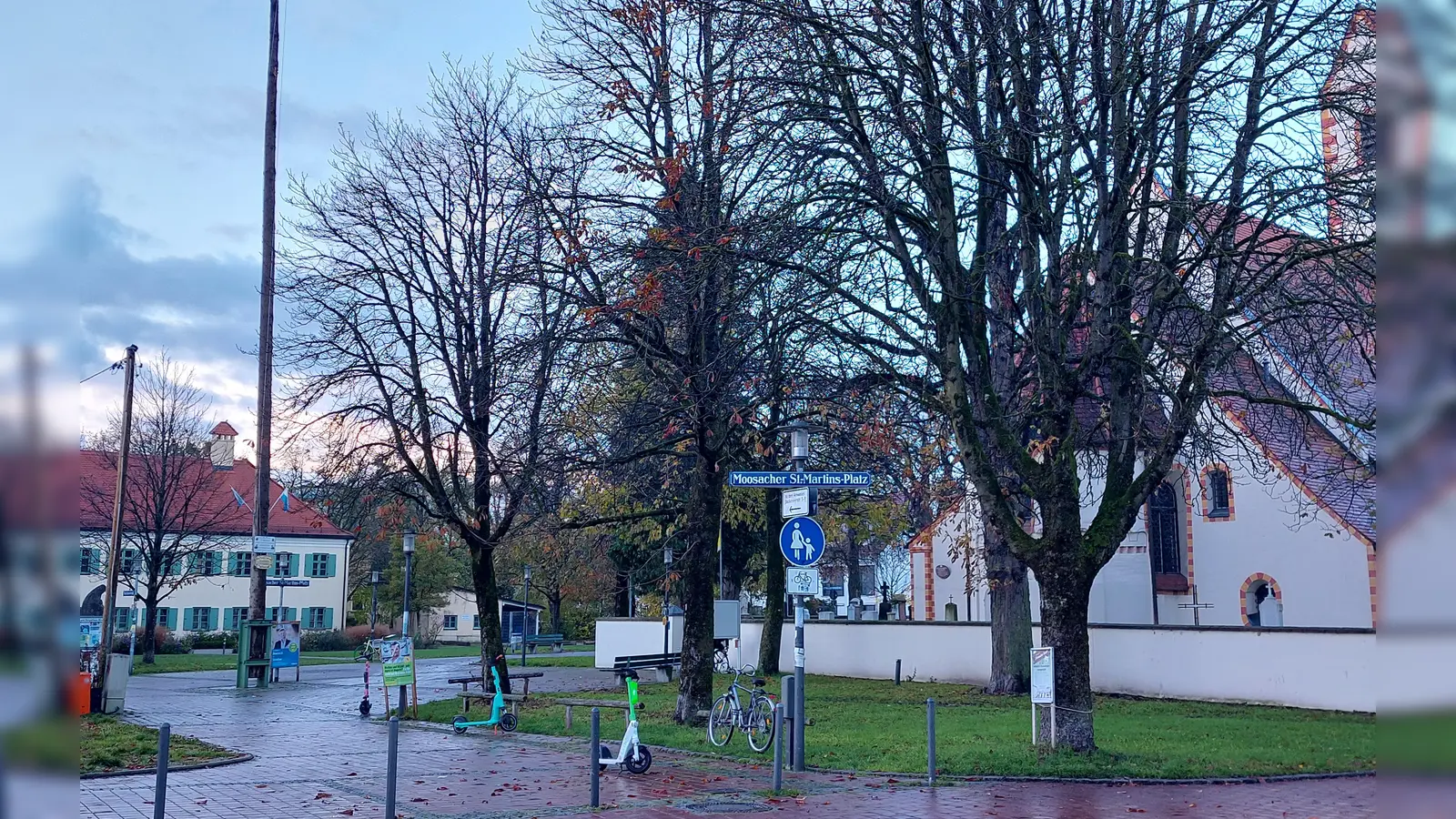 Das Herzstück von Moosach: Der St.-Martins-Platz wird neu gestaltet. Die Planungen werden nun konkreter. (Foto: bas)