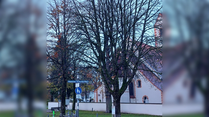 Am Moosacher St.-Martins-Platz befindet sich auch das Kultur- und Bürgerhaus Pelkovenschlössl – im Bild hinten links. Dort finden von Donnerstag, 19., bis Samstag, 21. März, die Demenztage statt.  (Foto: bas)