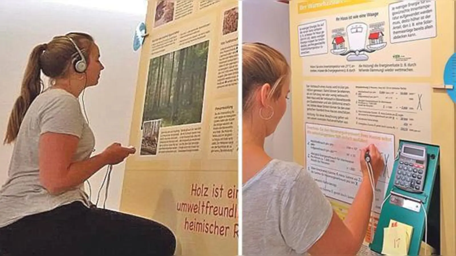 Die Wanderausstellung »Unser Haus spart Energie« kann noch bis zum 1. Juli besichtigt werden.	  (Fotos: VA)