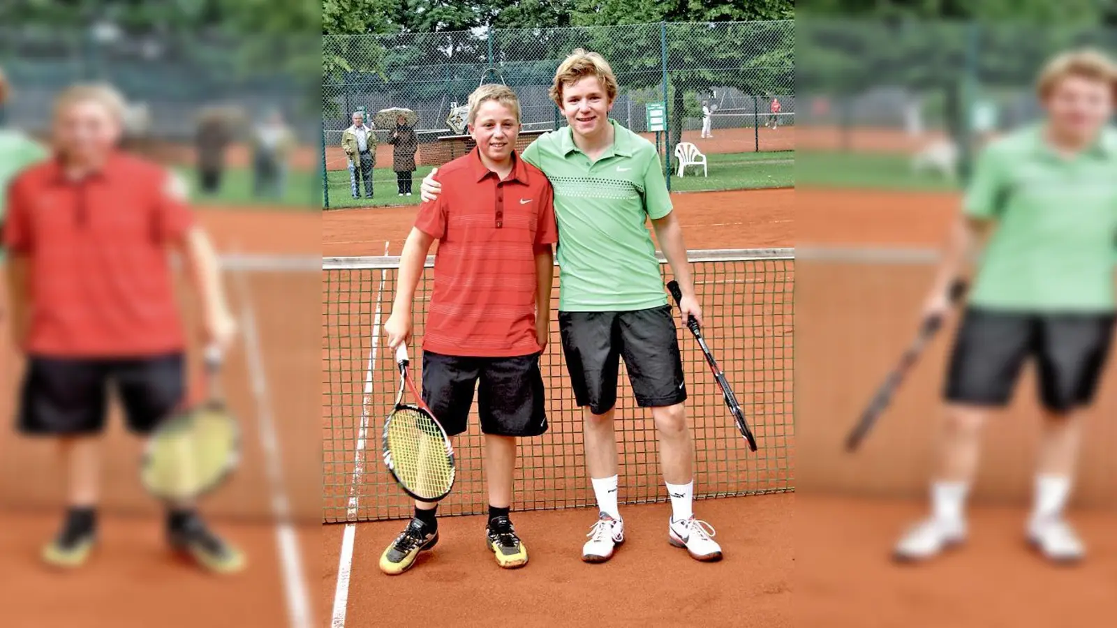 Florian Heinzler und Victor Eibl ( v. r.) waren bei den Vereinsmeisterschaften vorn dabei.	 (Foto: VA)