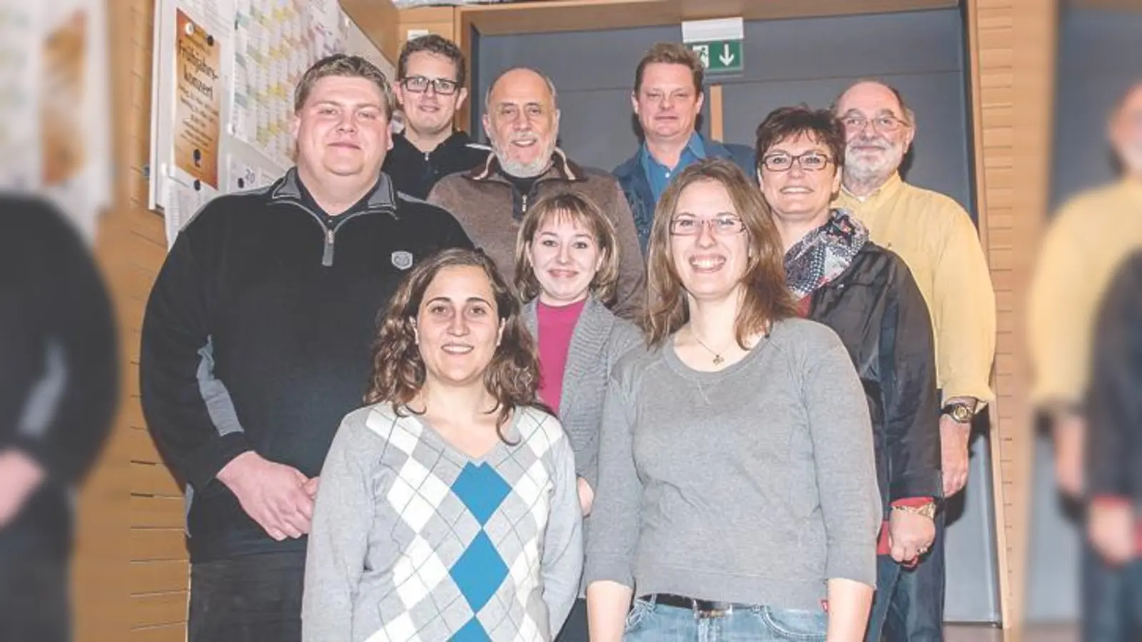 Der gesamte Vorstand der Feldkirchner Blaskapelle wurde ohne Gegenstimme wieder gewählt.	 (Foto: VA)