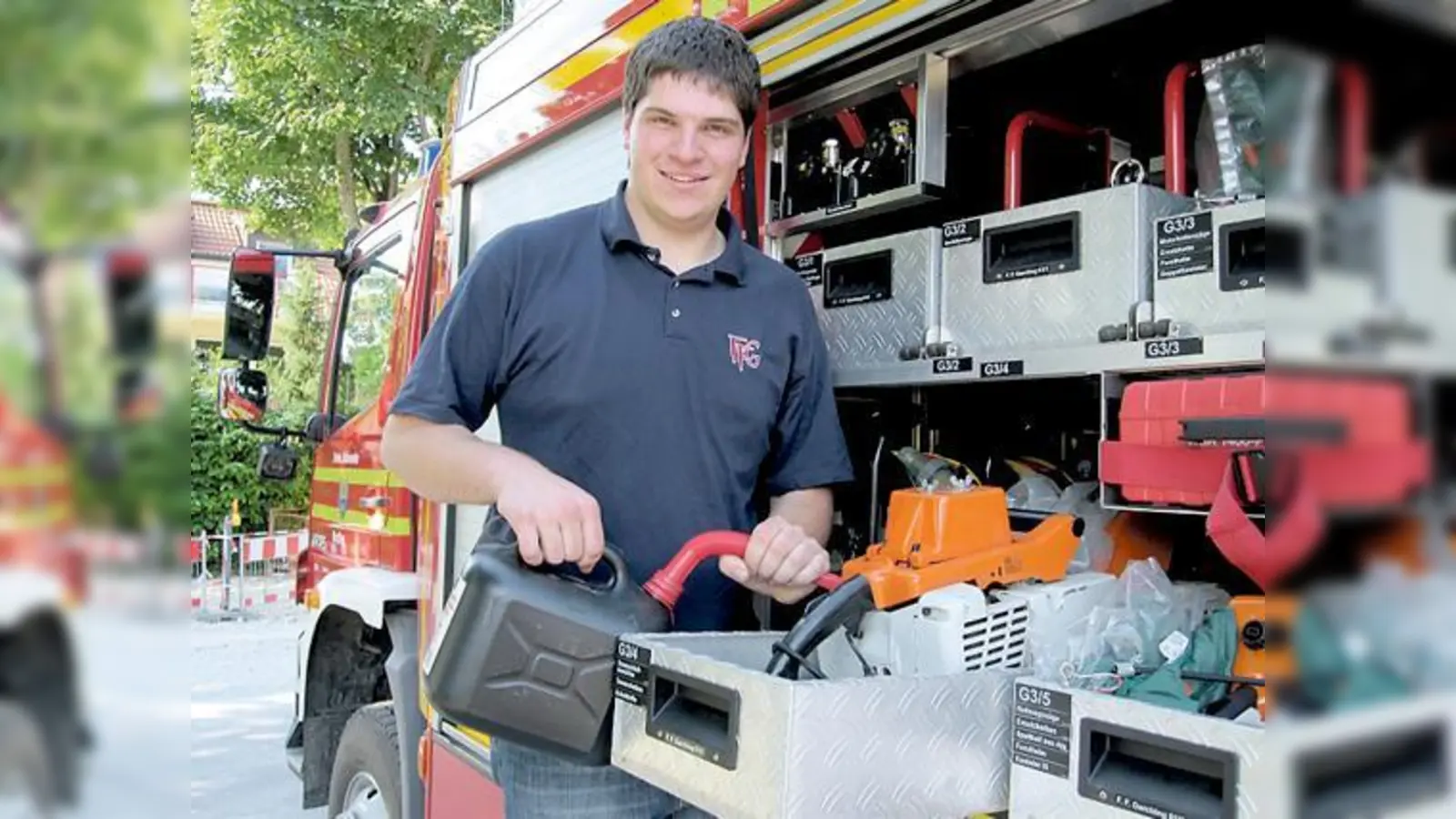 Florian Luttenberger ist der neue hauptamtliche Gerätewart bei der FFW Garching. 	 (Foto: Privat)