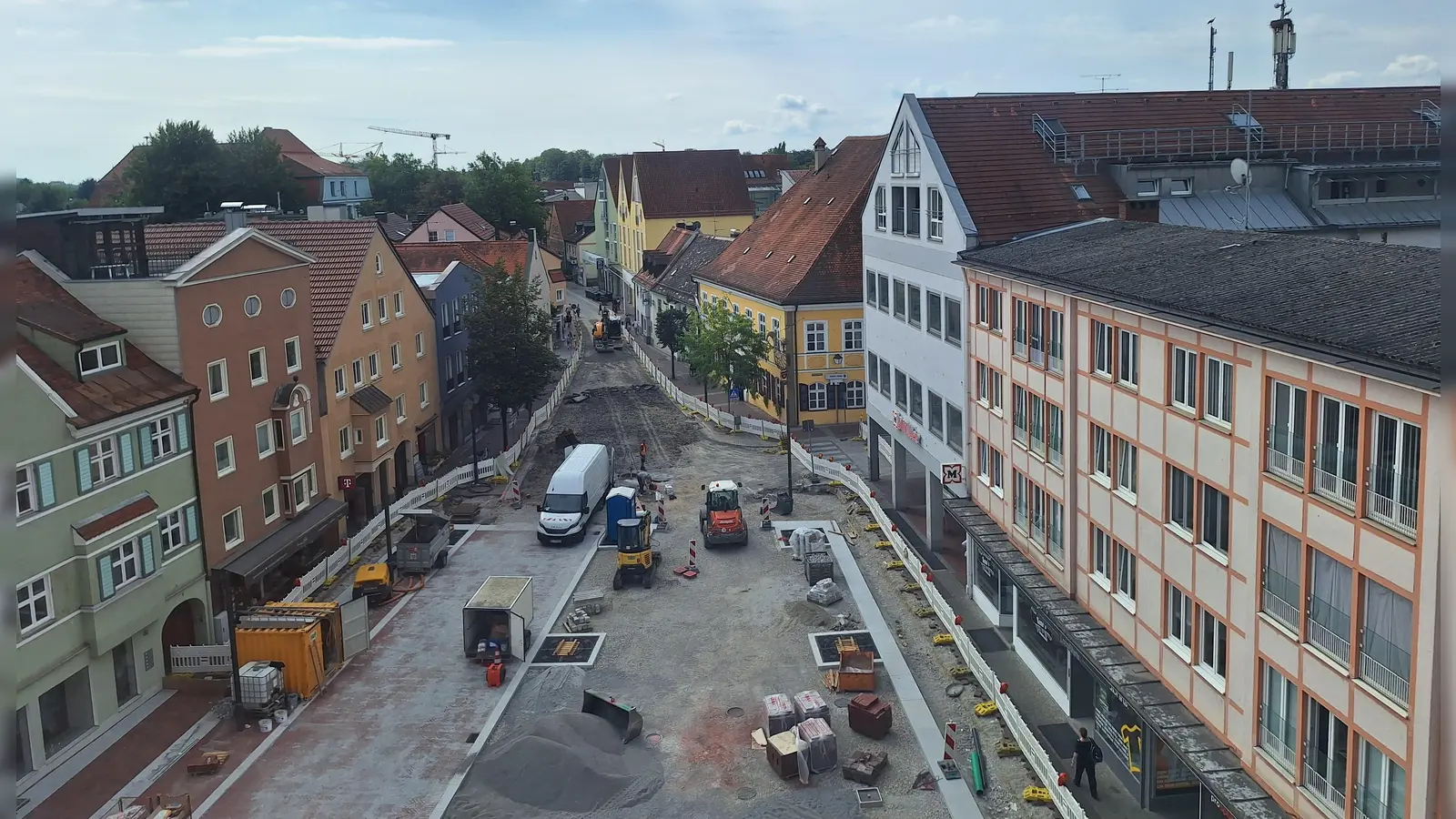 Um durch die Innenstadt zu gelangen, sind aktuell einige Hindernisse in Kauf zu nehmen. (Foto: chö)