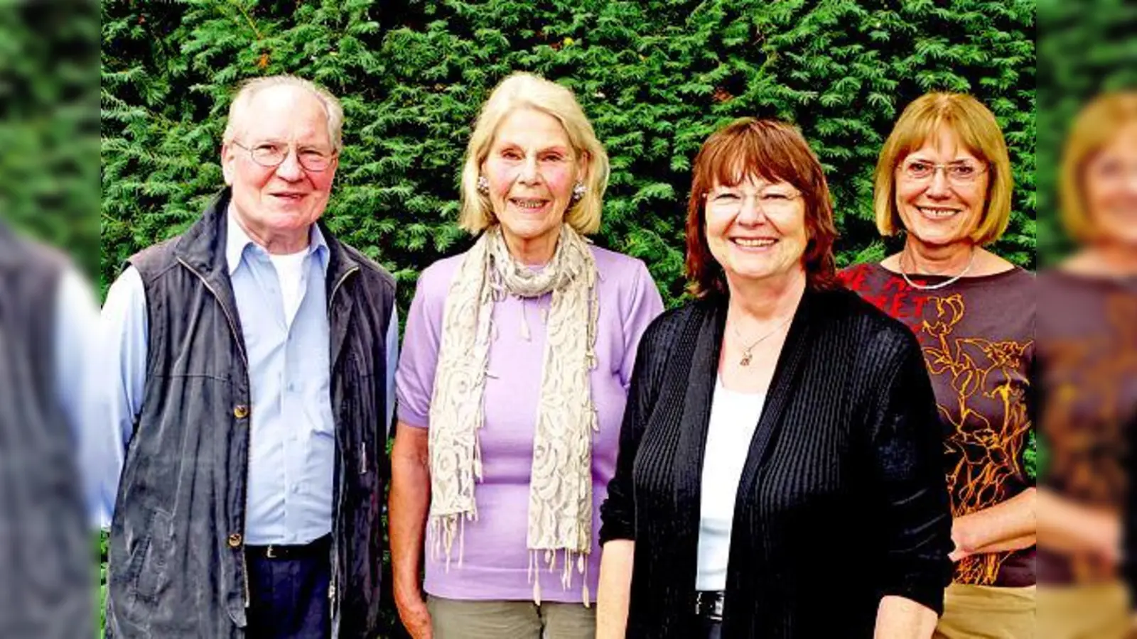 In der Nachbarschaftshilfe aktiv (v. l.): Klaus Westmar, Monika Datz,  Beate Teichmann und Karin Gorber. 	 (Foto: Kohnke)