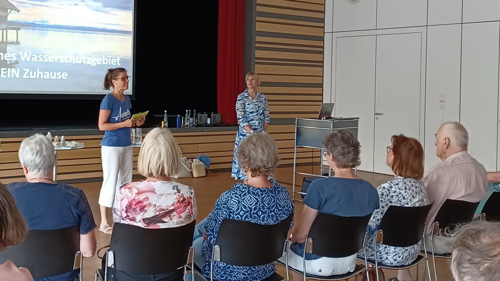 Rund 25 Teilnehmende kamen zu dem Vortrag über Wasserschutz ins Gilchinger Rathaus. (Foto: Gemeinde Gilching)