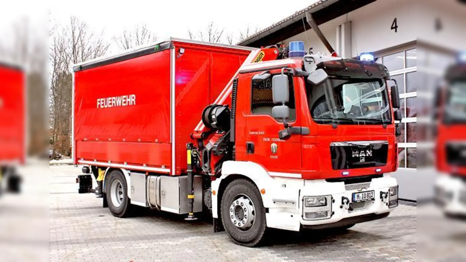 Das jüngste mobile Kind der Freiwilligen Feuerwehr Haar ist der 200.000 Euro teure Versorgungslastwagen.	 (Foto: FF Haar)
