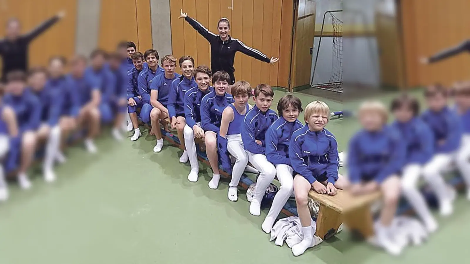 Die Teilnehmer des TSV Unterföhring beim Deutschen Sechskampf.	 (Foto: Verein)