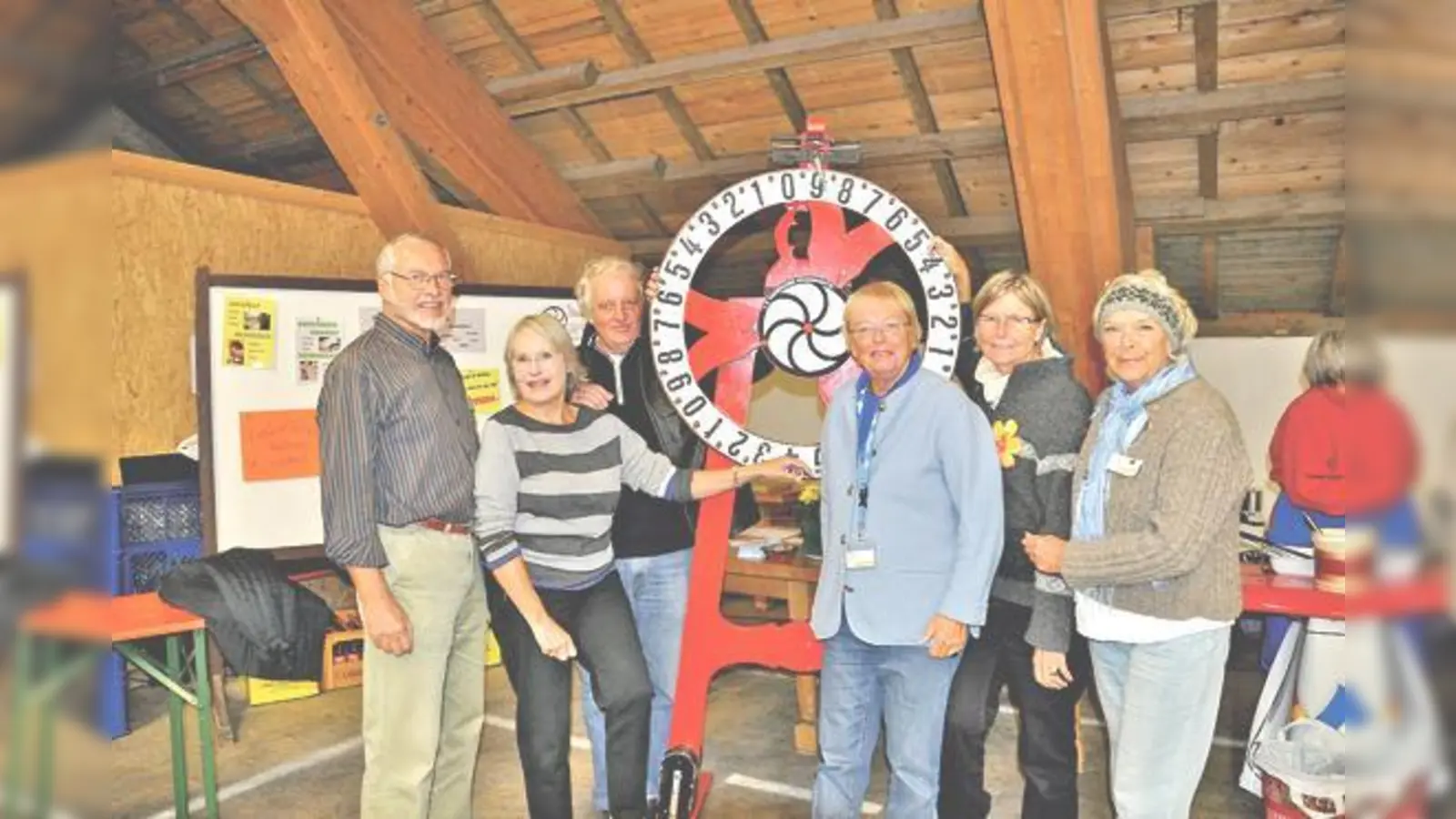 Jürgen Bethmann, Gisela Kiel, Michael Riederer, Bärbel Körner, Bärbel Bathke und Gerda Blöchl (v.l.) vom »Schwungrad Ebersberg«.	 (Foto: sf)