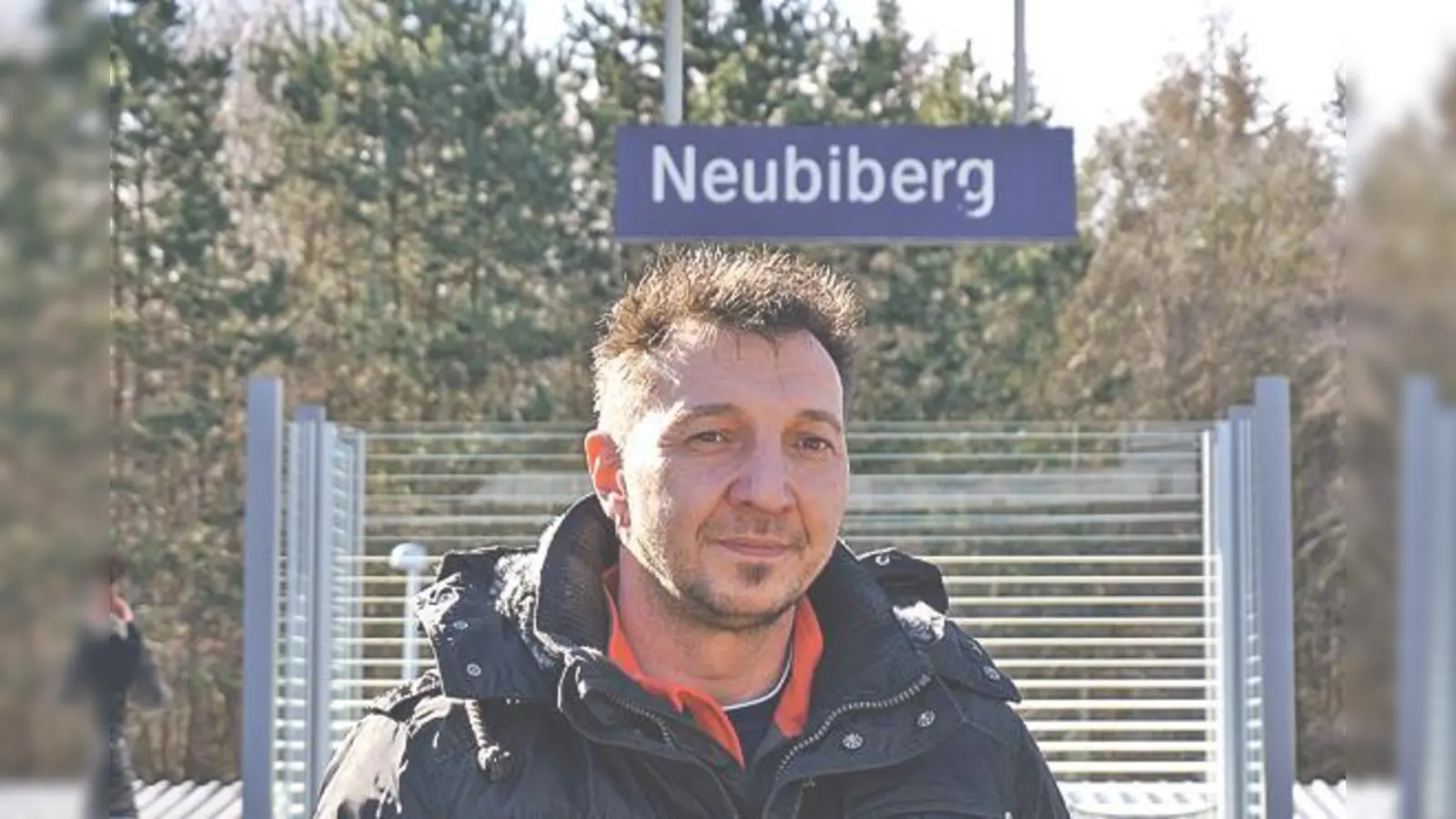 Christian Hennhöfer möchte den maroden S-Bahn Kiosk pachten, aber ohne selbst in finanzielle Nöte zu gelangen. 	 (Foto: Boschert)