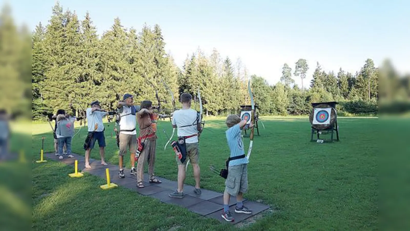 Bogenschießen ist ein perfekter Sport für Alt und Jung, er fördert die Konzentrationsfähigkeit. 	 (F: hw)