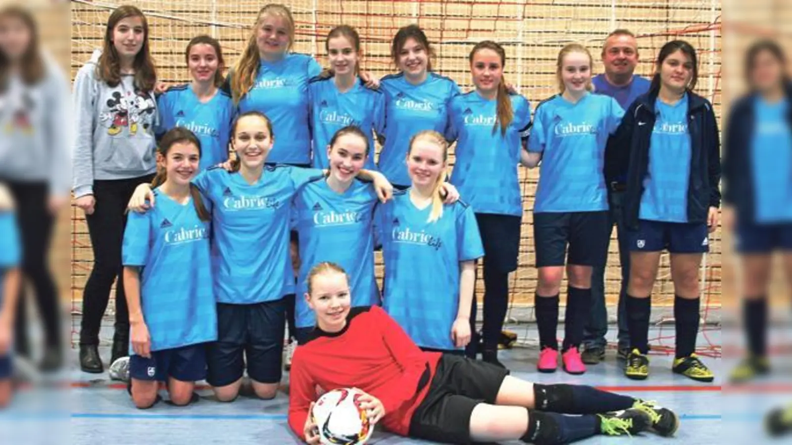 Die Mädchen der B-Jugend unterlagen am Ende nur knapp dem TSV Solln.	 (Foto: VA)