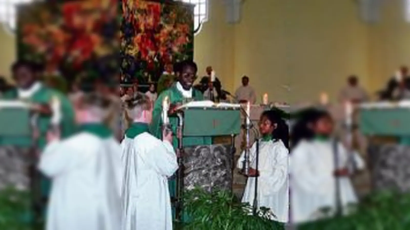 Prof. Dr. Olivier Ndjimbi-Tshiende fand in seinem Einführungsgottesdienst die richtigen Worte für seine neue Gemeinde. 	 (Foto: sd)
