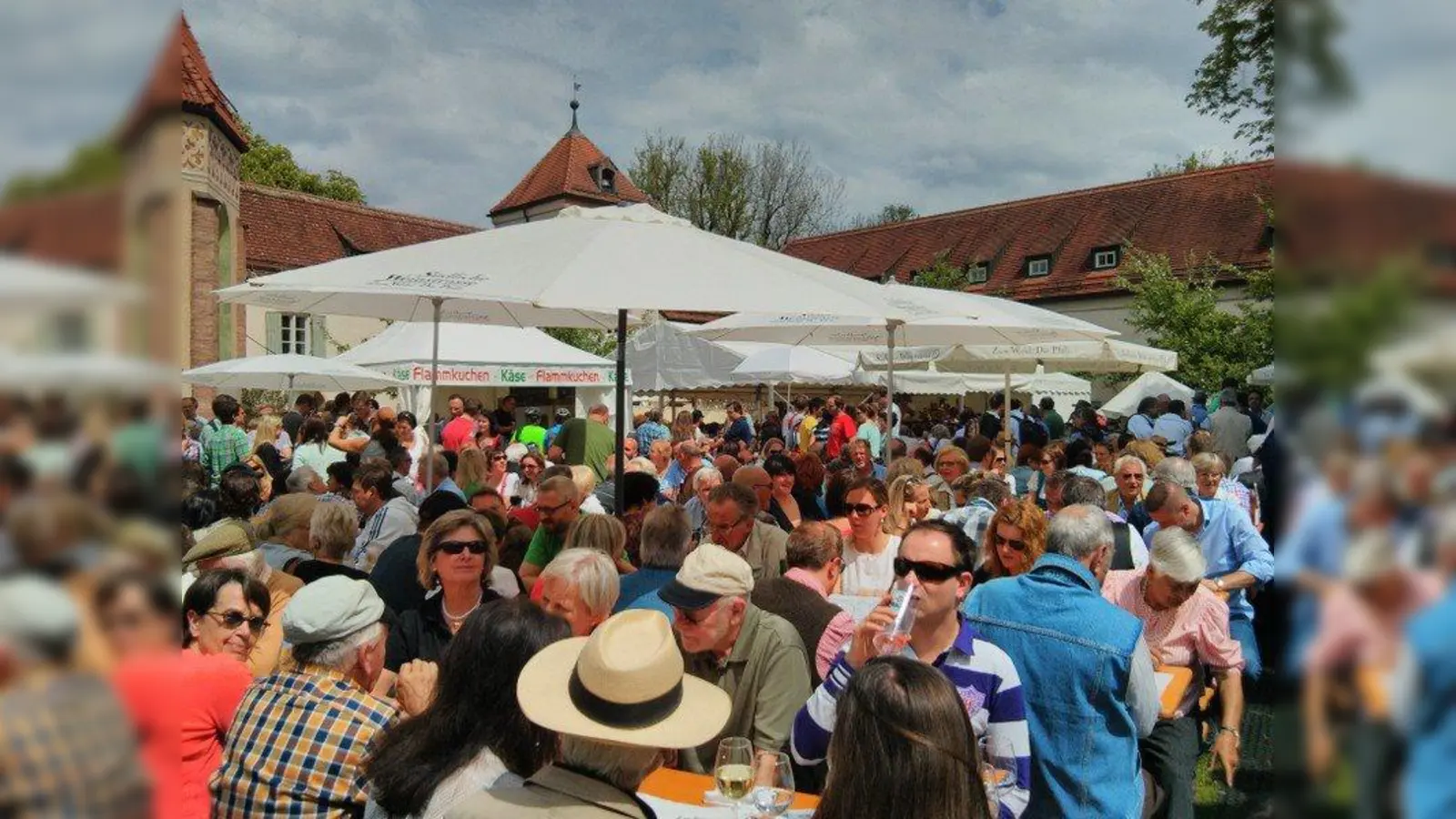 Viele Gäste ließen sich beim Weinfest 2013 Weine und Speisen aus der Pfalz schmecken. (Foto: pi)