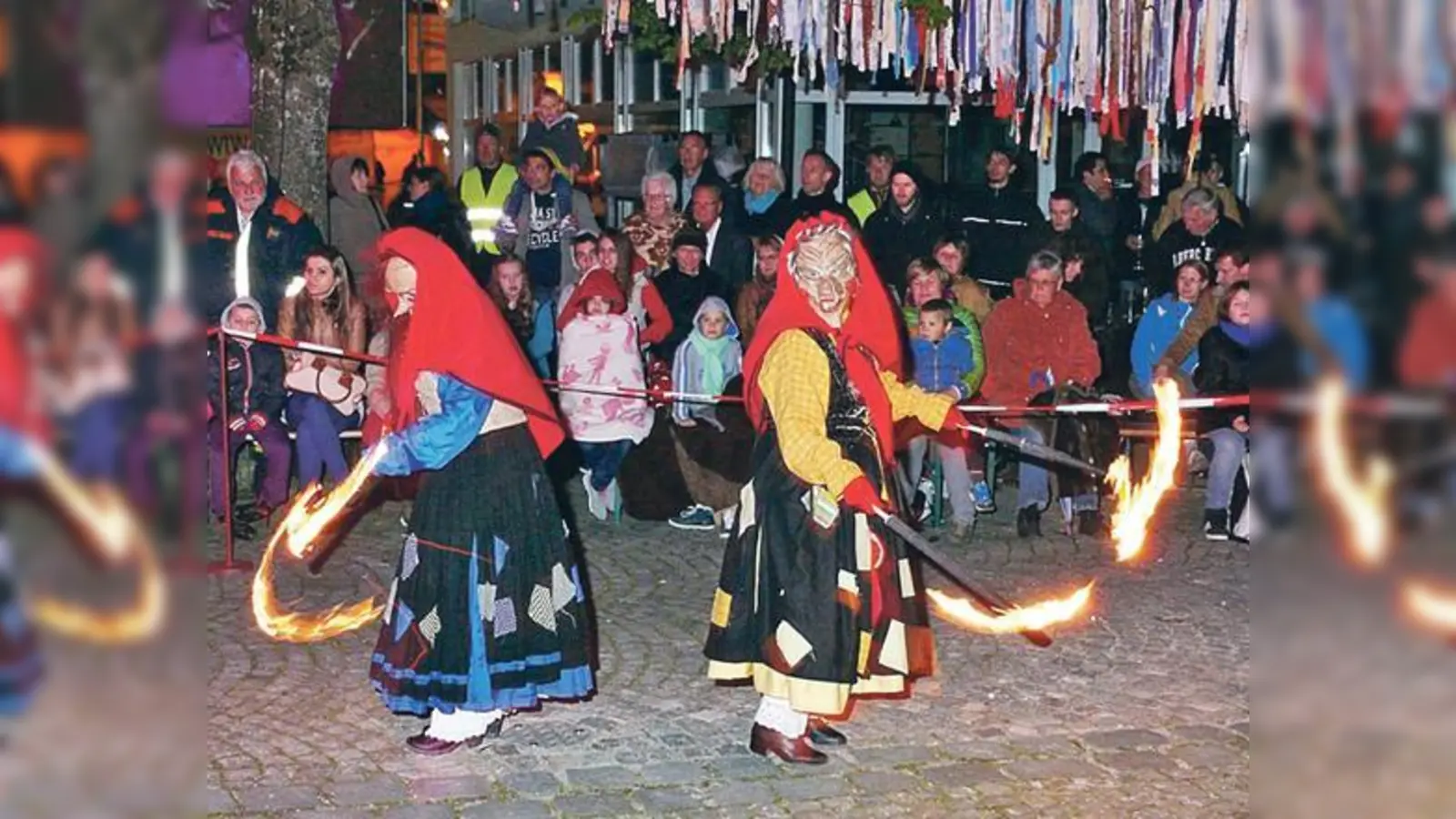 Die bösen Geister des Winters sollen mit den farbenprächtigen Hexentänzen der Kirchseeoner Hexen in der Walpurgisnacht am 30. April wirkungsvoll vertrieben werden.	 (Foto: VA)