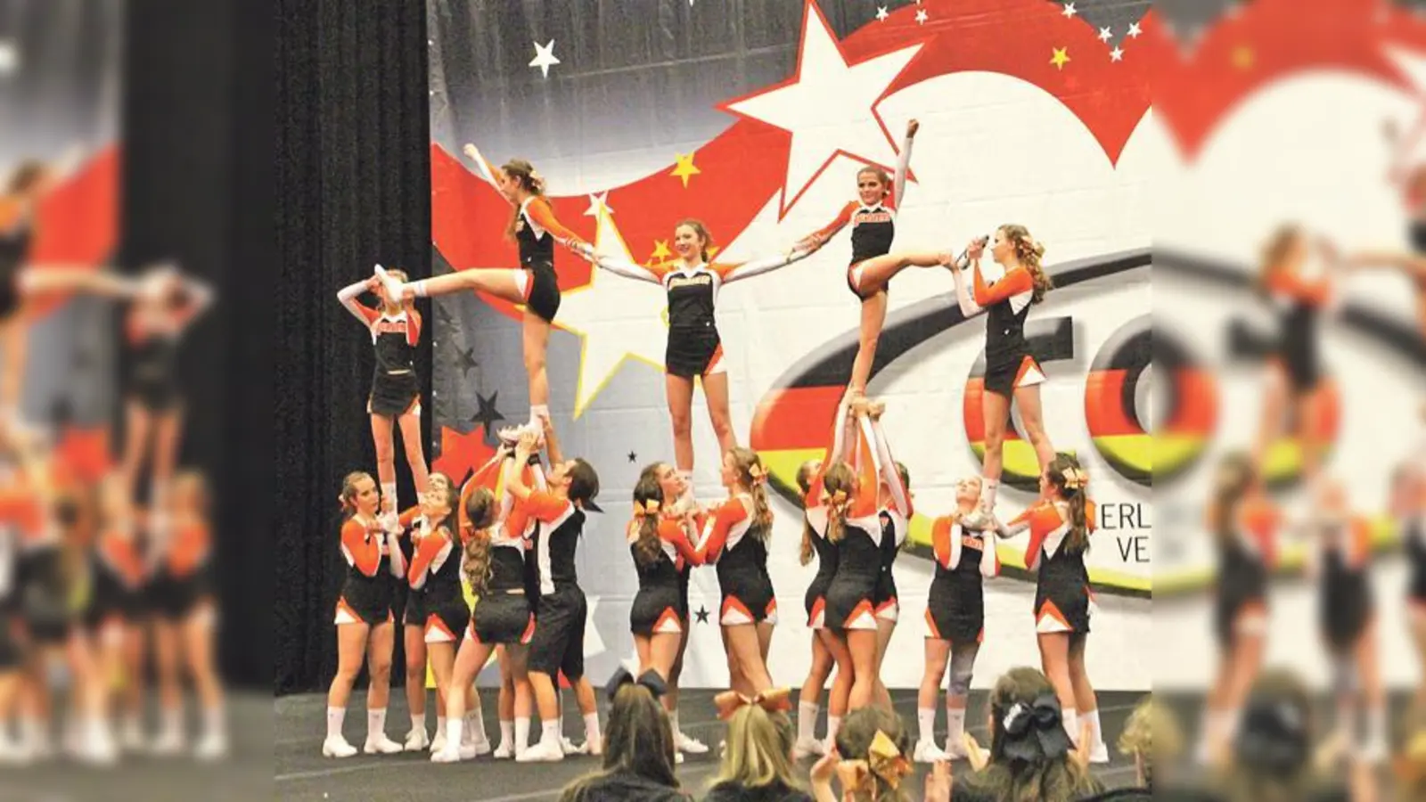 Die Cheer Base Feldkirchen überzeugte bei der Meisterschaft in Hof gegen starke Konkurrenz.	 (Foto: Verein)