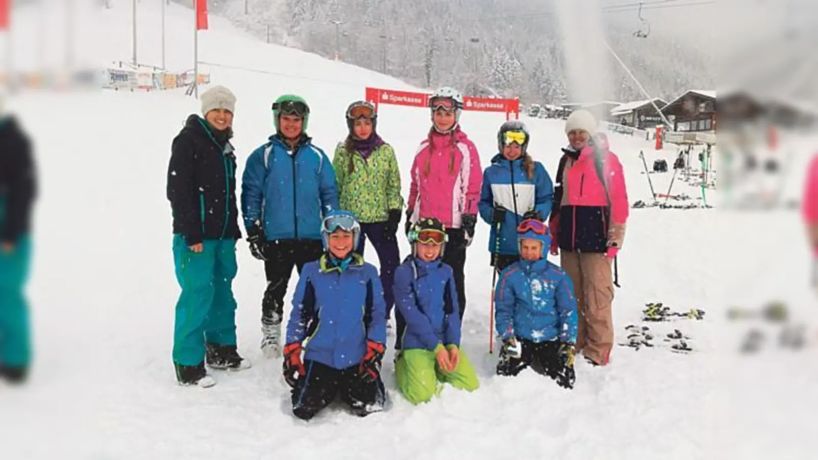 Weiße Pracht zu falscher Stunde: Bei Schneegestöber schlugen sich die Kirchheimer Schüler wacker.	 (F.: VA)