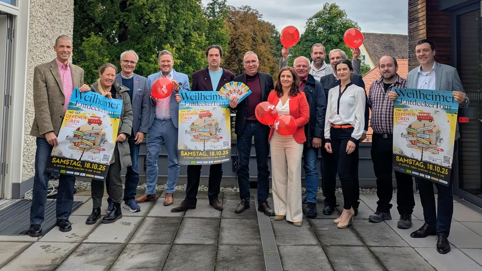 Die Stadt präsentierte gemeinsam mit dem Standortförderungsverein und den Sponsoren das Programm der zweiten Auflage. (Foto: Stadt Weilheim)