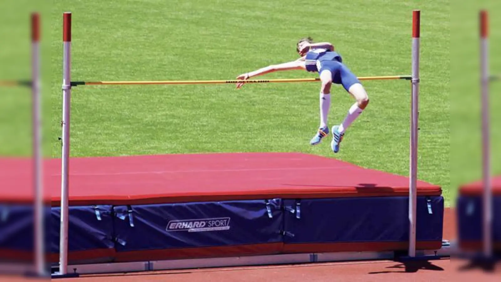 Tobias Potye hat in dieser Saison schon 2,22 Meter übersprungen. Im Nachwuchsbereich ist das Weltspitze.	 (Fotos: privat)