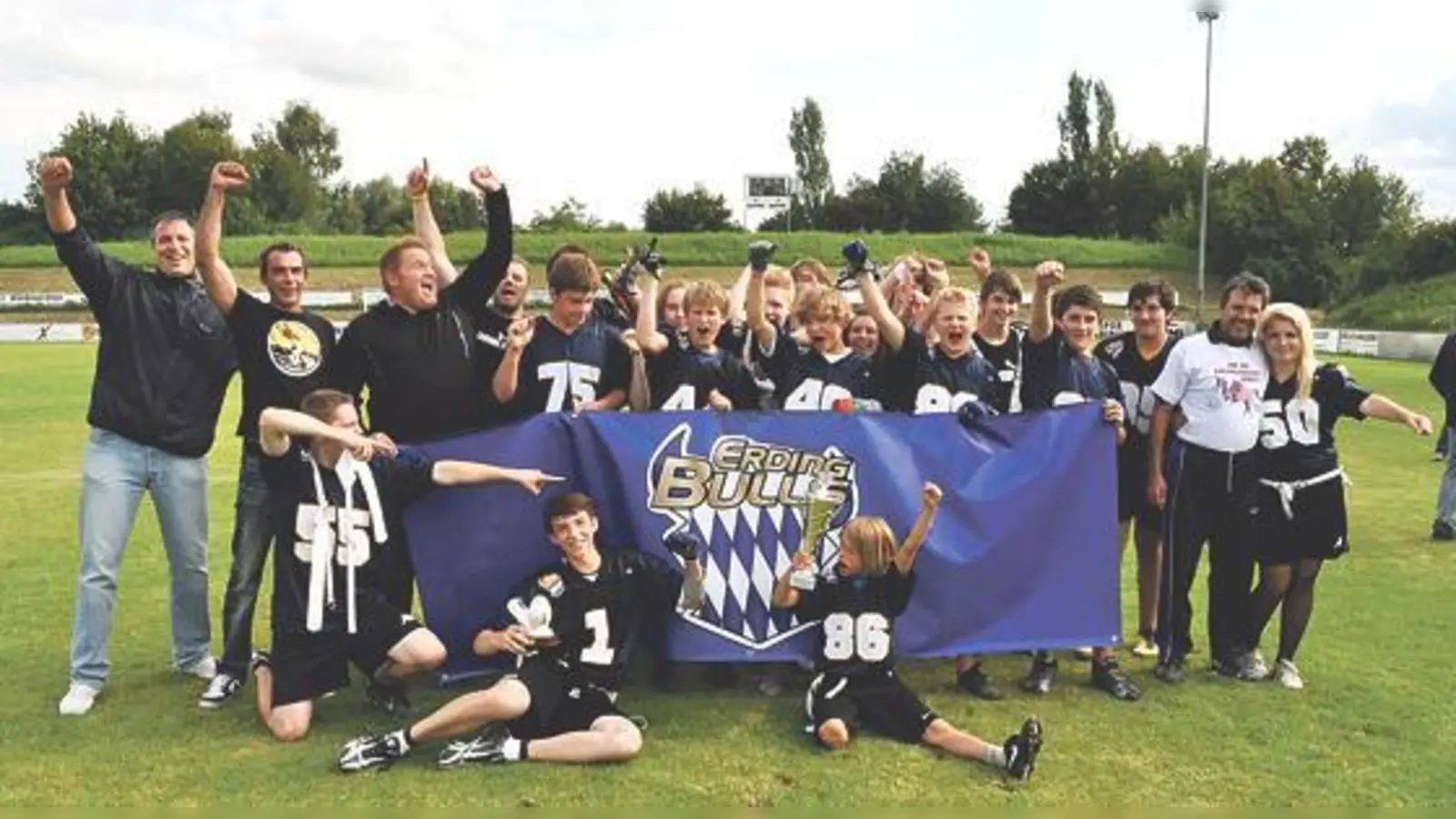 Die siegreiche Mannschaft der Erding Bulls.  (Foto: Erding Bulls)