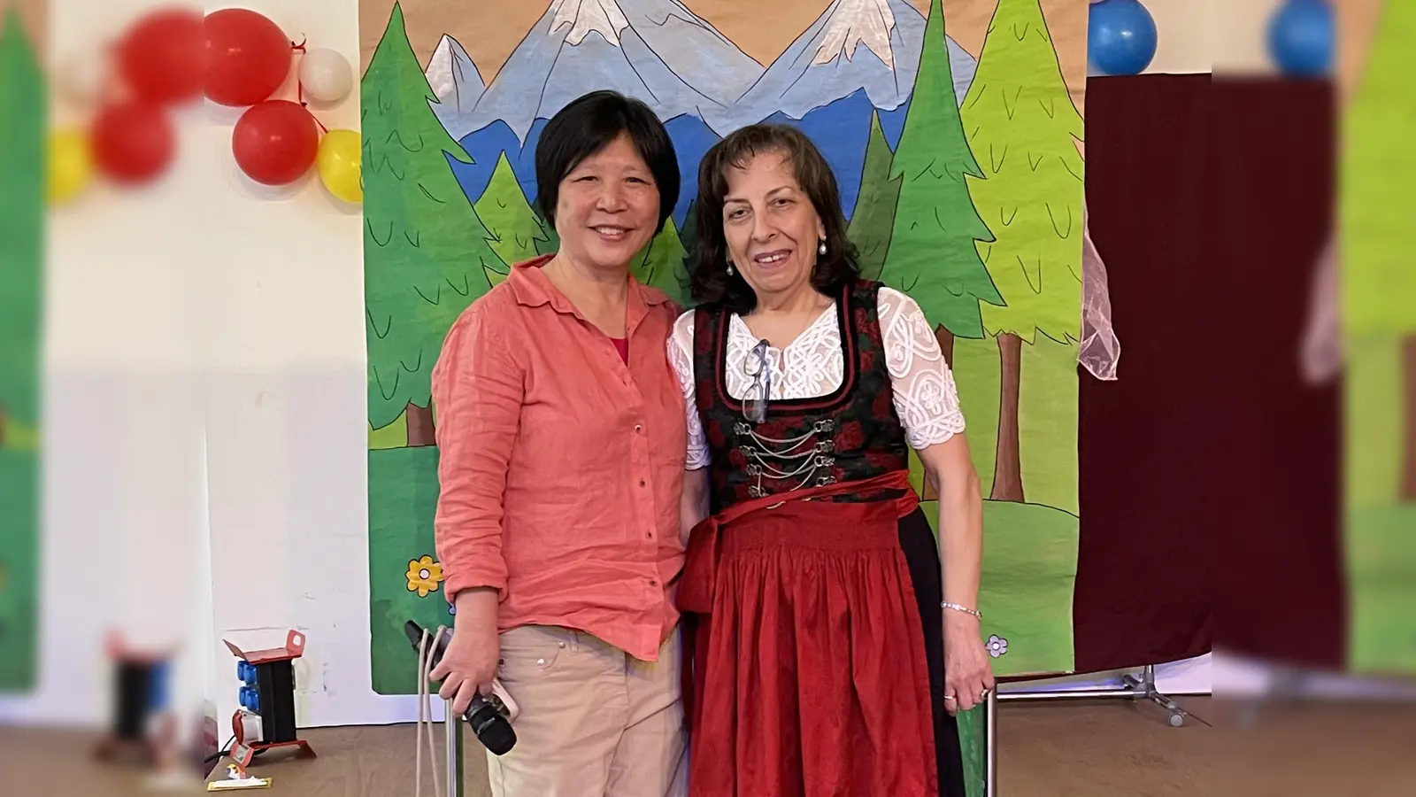 Ein Dream-Team: Dr. Wengping Tang und Gemeinderätin Inci Ahmad hatten das Fest der Nationen ausgerichtet. (Foto: hw)