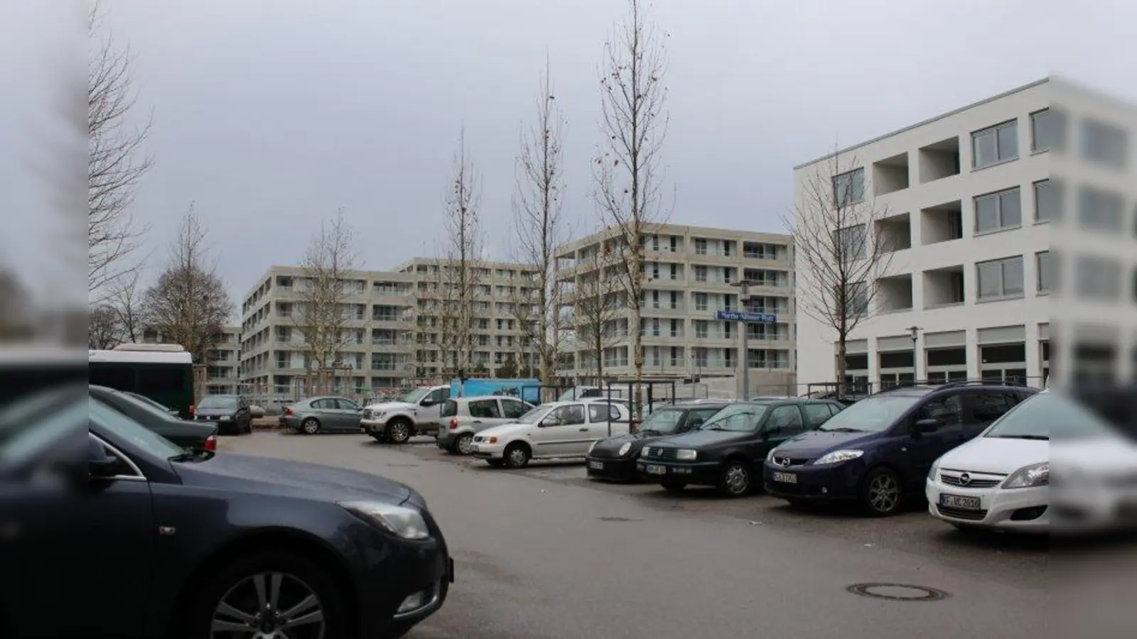 Die beiden Grünflächen, die im Baugebiet Gerberau geplant sind, werden an den Martha-Näbauer-Platz angrenzen. (Foto: sb)
