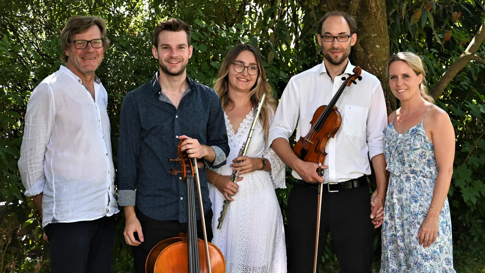 Fünf Musikerinnen und Musiker bilden das Ensemble Spirito aus Erding. (Foto: Ensemble Spirito)