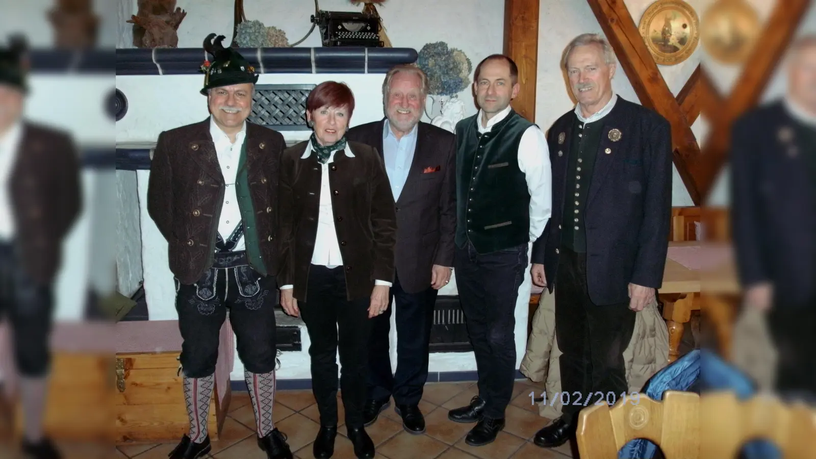 Michael Stuhlmann, Anneliese Schauberger, Peter Lill, Stefan Hühn und Sepp Schauberger (von links). (Foto: VA)