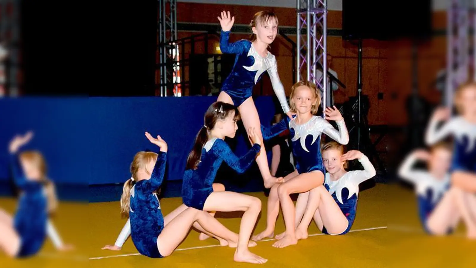 Bei ihrem Auftritt hatten die Mädels sichtlich Freude. 	 (Foto: Horst Mühl)