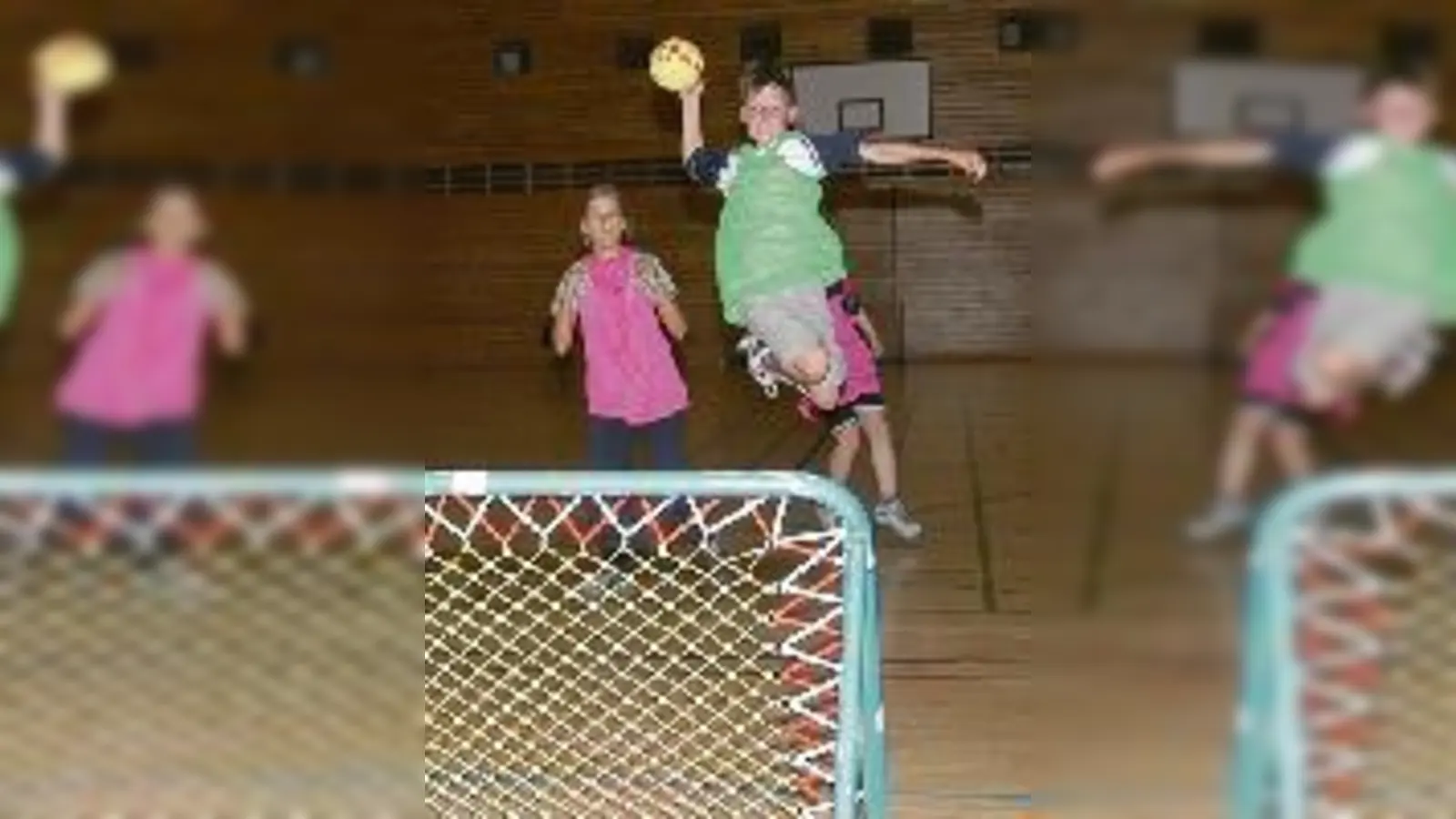 Riems Kinder haben Tchoukball lieben gelernt: Der in Deutschland unbekannte Sport hat in der Messestadt schon seinen Freundeskreis gefunden.  (Foto: ba)