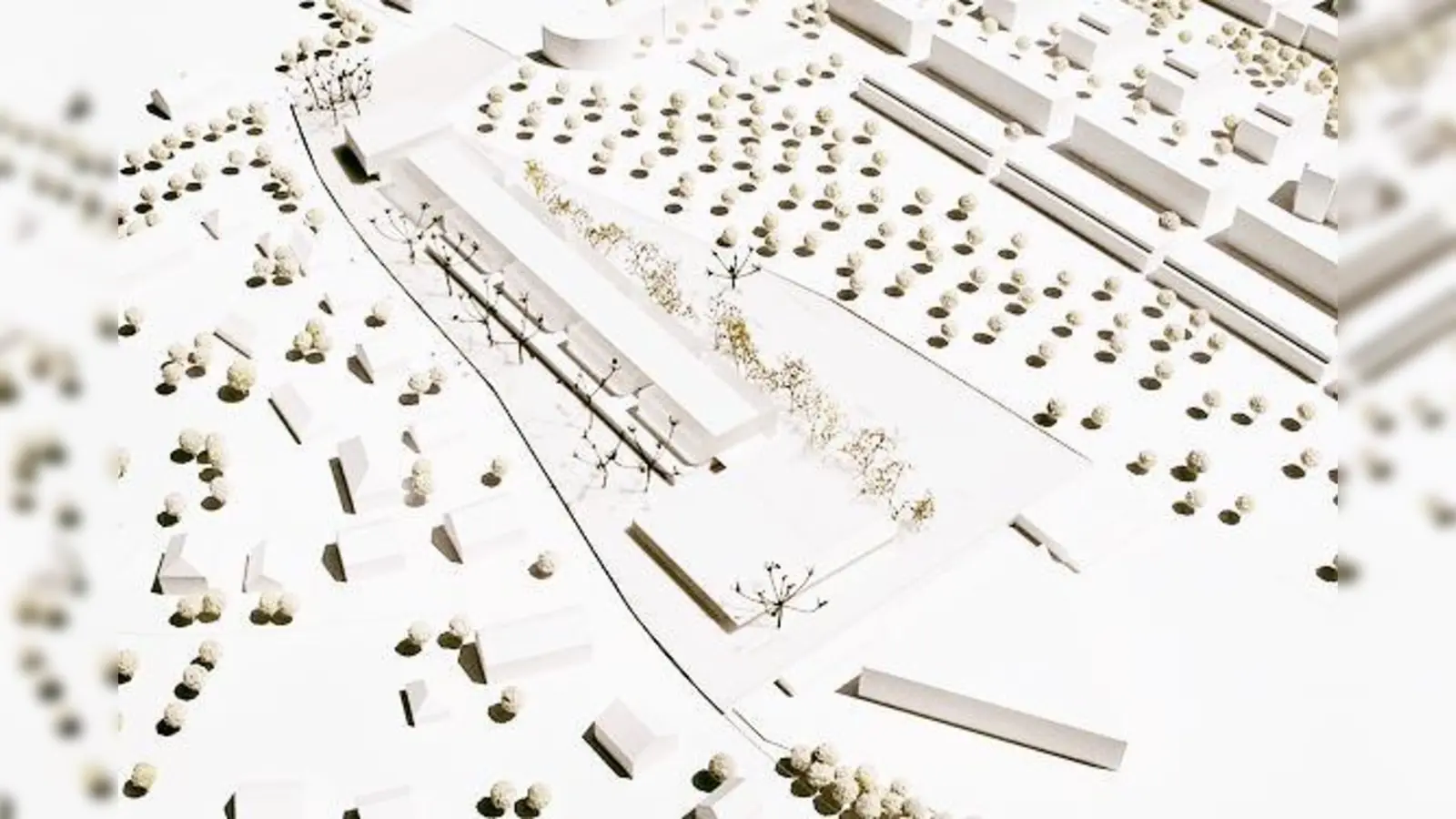 Entwurf des Siegers, die Architekten Prof. Felix Schürmann  Dettinger Architekten, München, mit Lex  Kerfers Landschaftsarchitekten, Bockhorn.  (Foto: LHM)