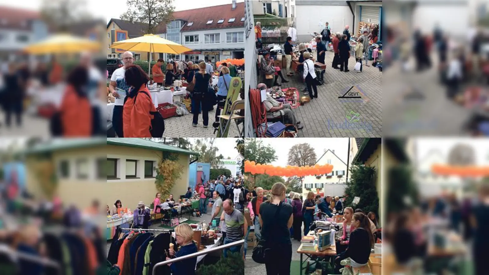 Volle Höfe, tolle Schnäppchen gab es beim 2. Truderinger Hofflohmarkt des GEVT. 	 (Foto: privat)