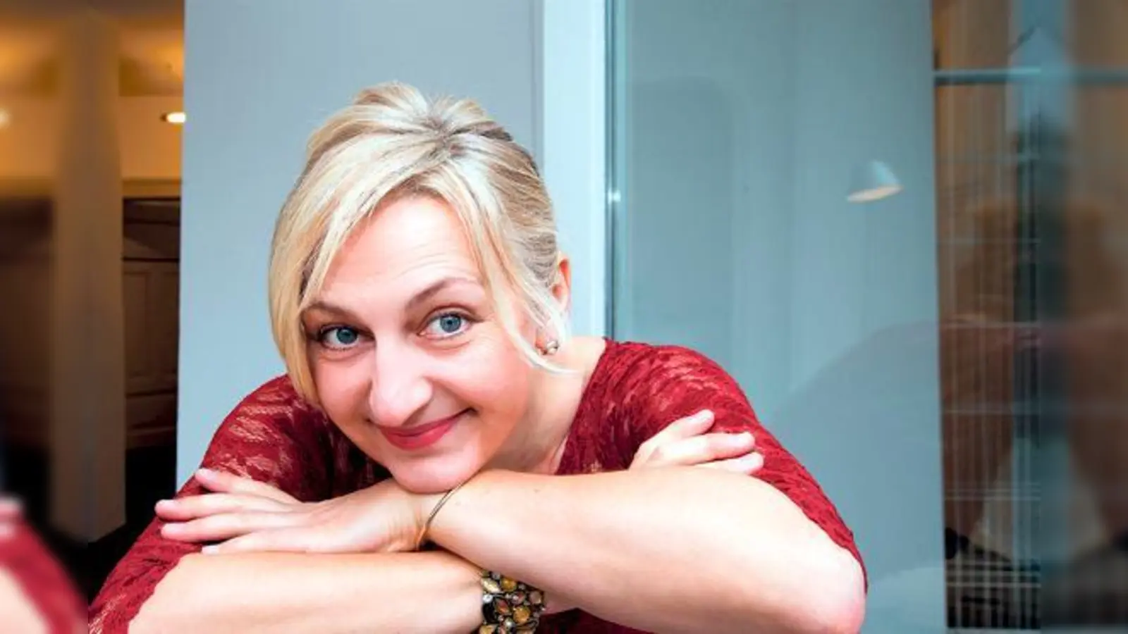 Margret Gilgenreiner alias Martha schmeißt Klaus raus.	 (Foto: Veranstalter)