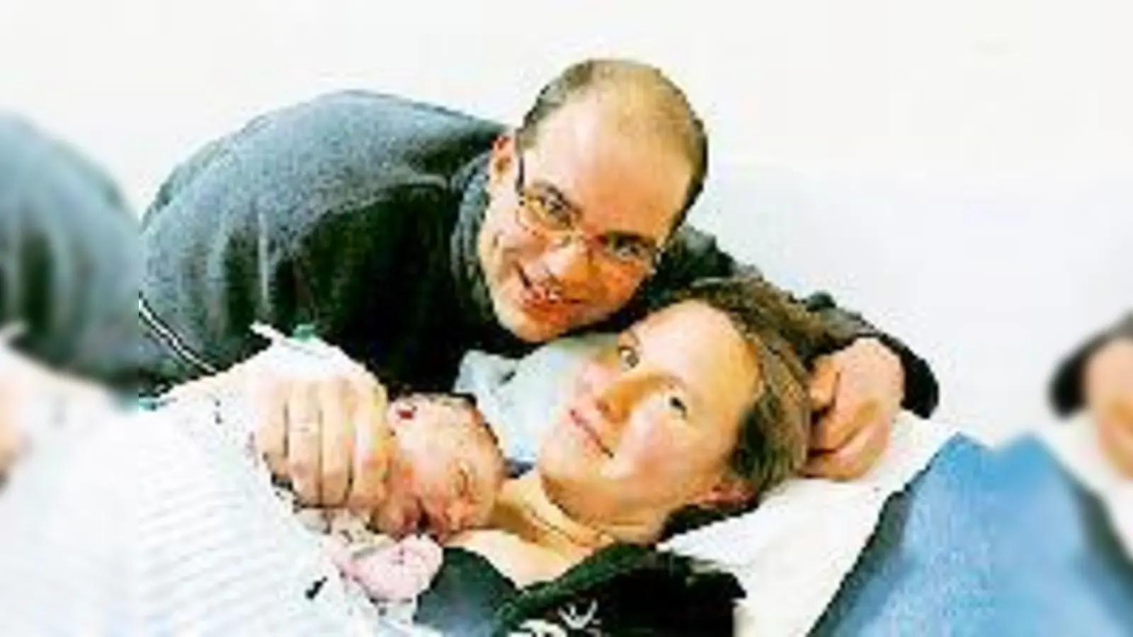 Die glücklichen Eltern mit Korbinian.  (Foto: Privat)