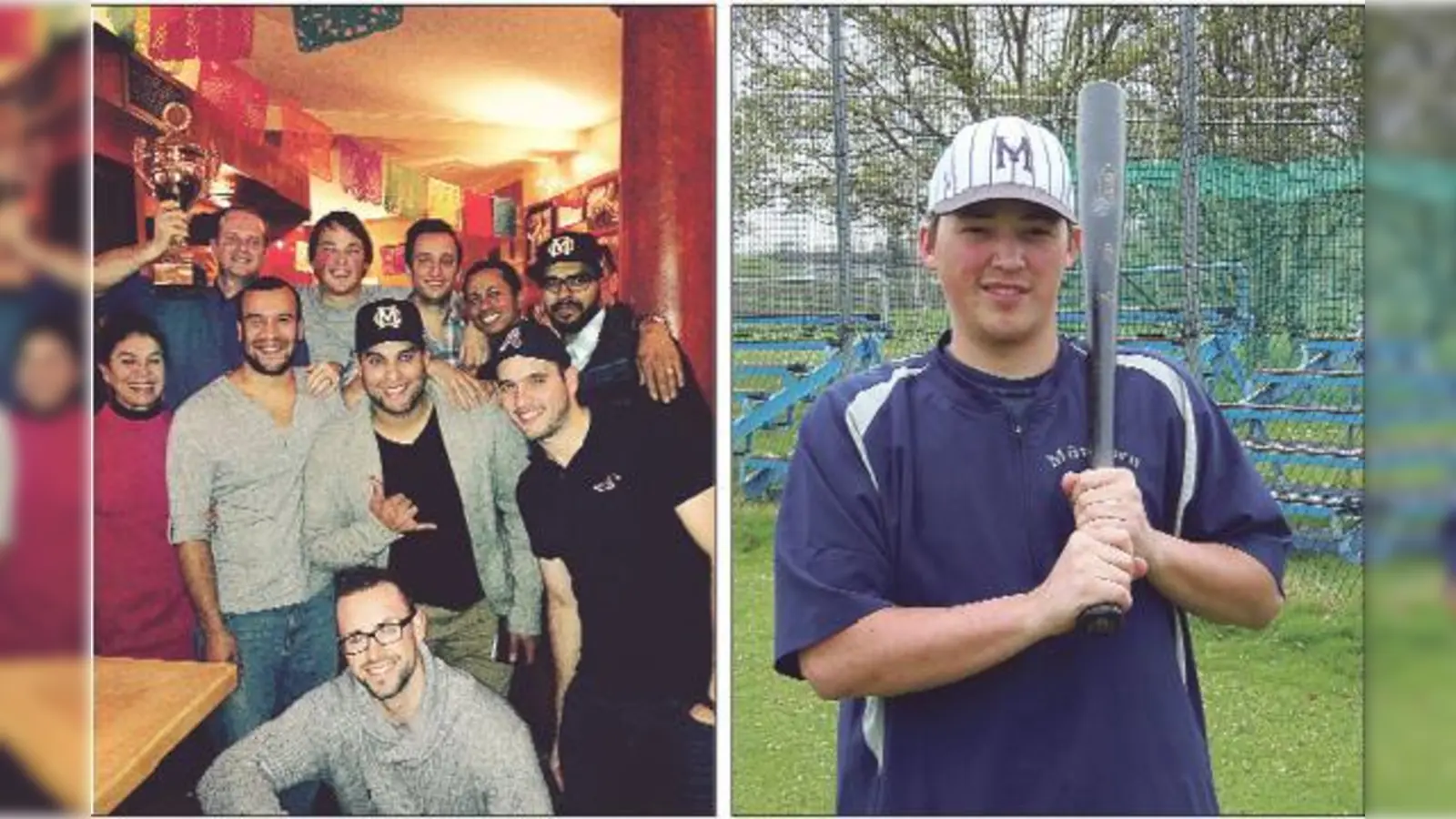 Die Caribes um Trainer Steve Walker (mit Pokal) und Präsidentin Nixie Zarate-Trassl wissen zu feiern. Geehrt wurde Nick Angstman (rechtes Bild)	 (Fotos: VA)