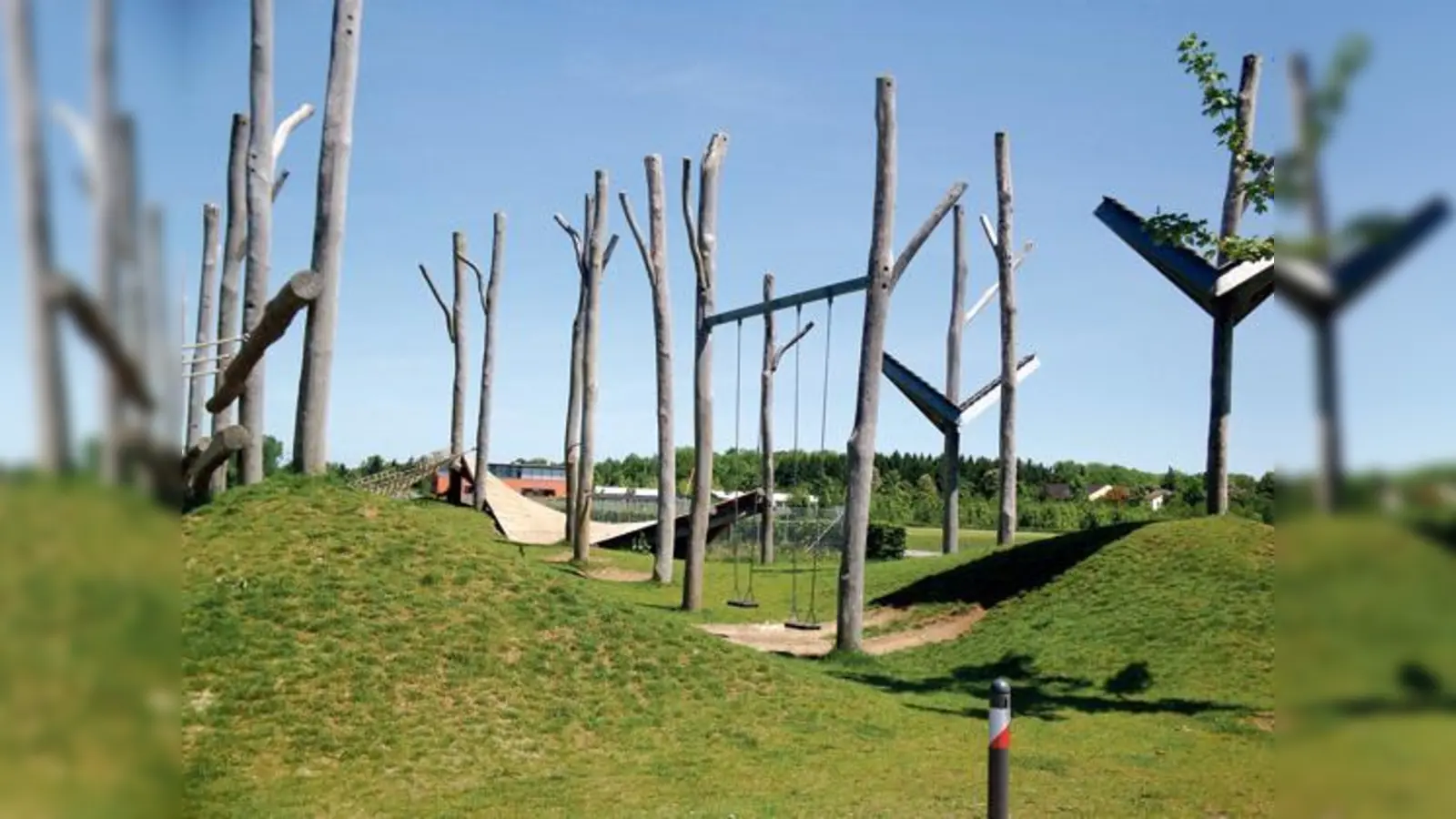 Tolle Spiel- und Sportmöglichkeiten gibt es im Gefilde für die zahlreichen Buben und Mädchen. 	 (Foto: aha)