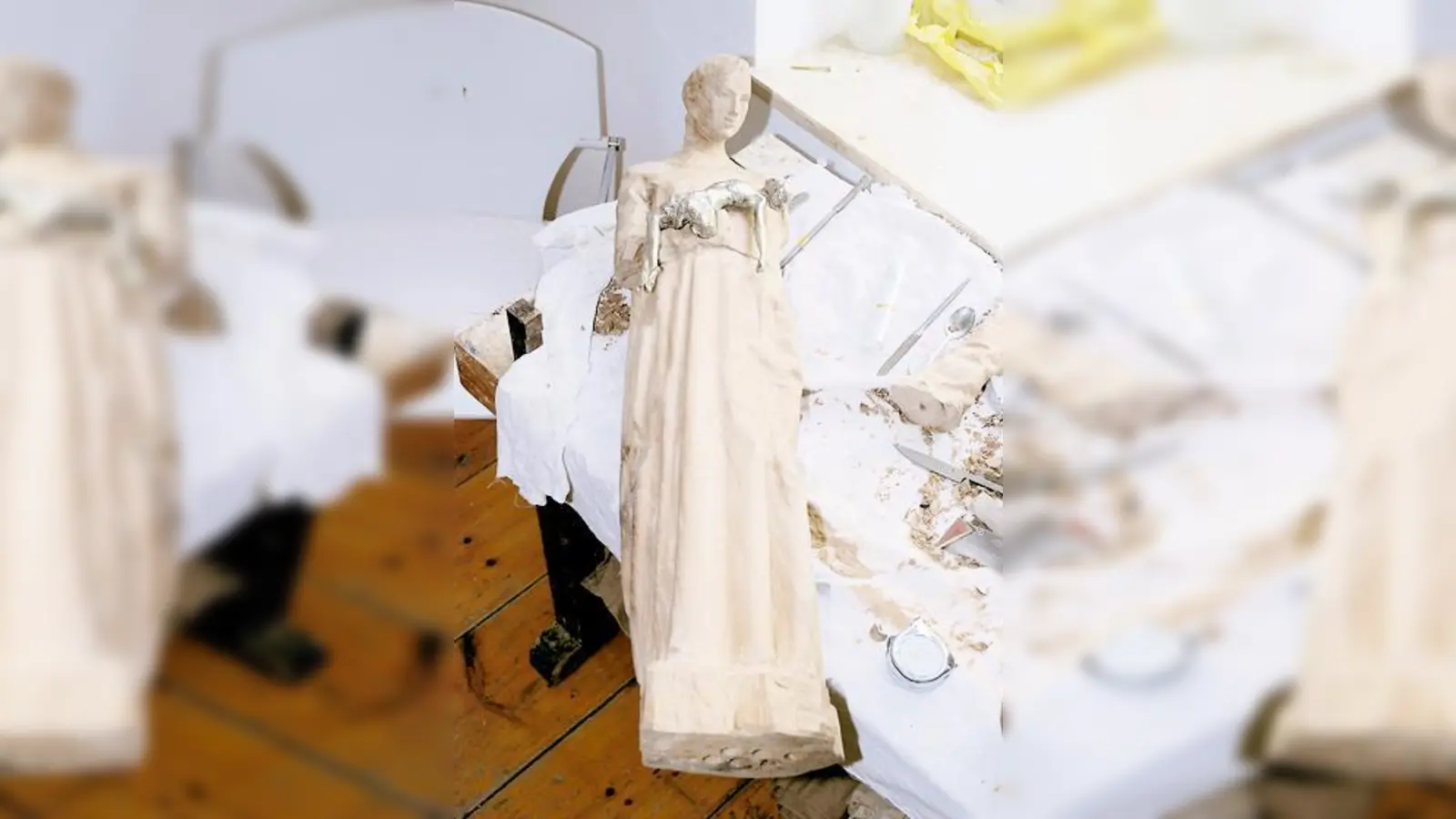 Die neue Figur des Heiligen Antonius wird am 13. Juni in der Rosenkranzkönigin gesegnet.  (Foto: Privat)
