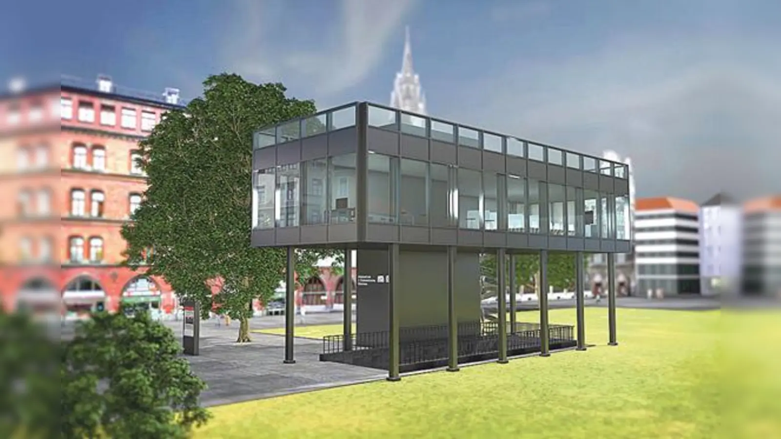 Das Infozentrum zur 2. Stammstrecke am Marienhof lädt zu einer Aktionswoche.	 (Bild: www.2.stammstrecke-muenchen.de)