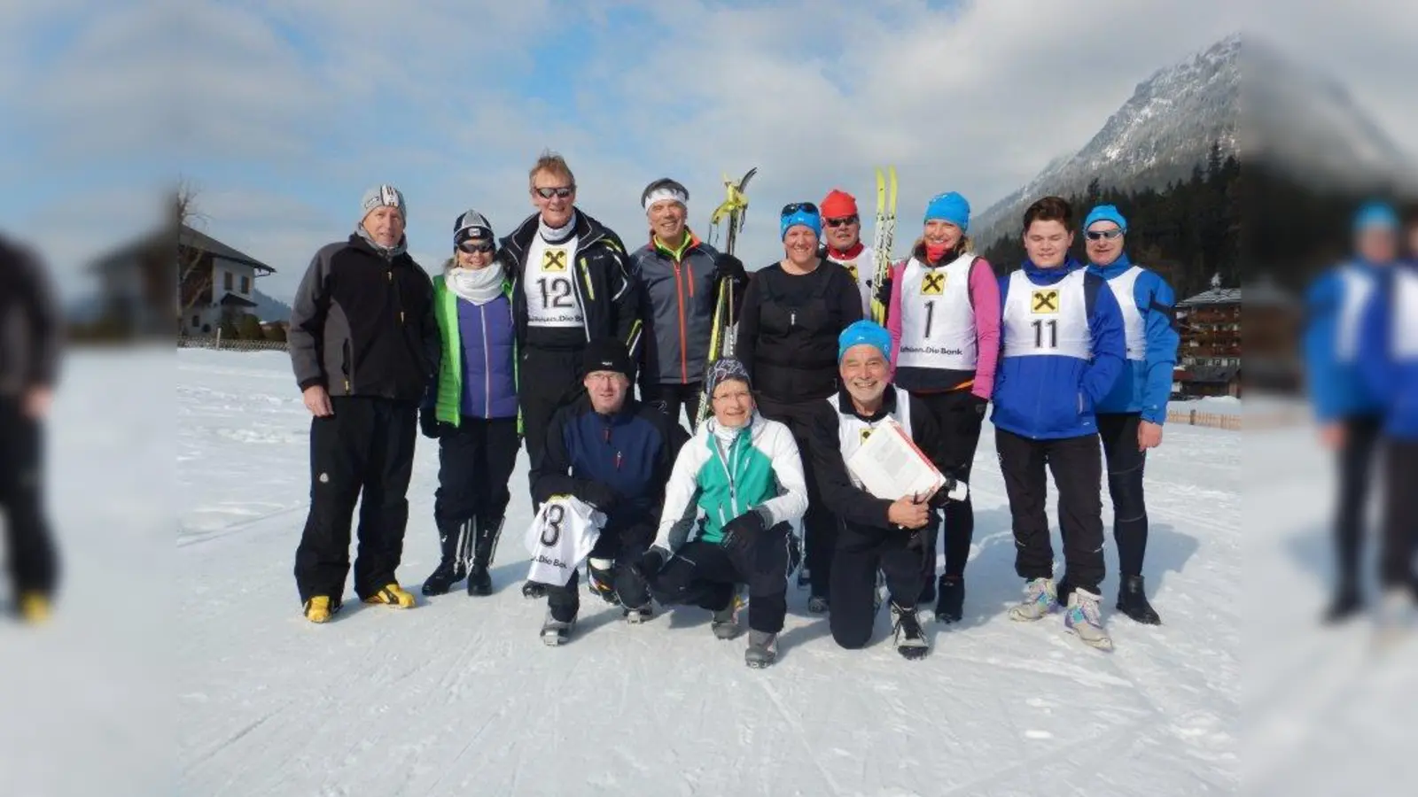 Die Teilnehmer bei den Behördenskimeisteschaften 2018 in Tirol. (Foto: LRA Starnberg)