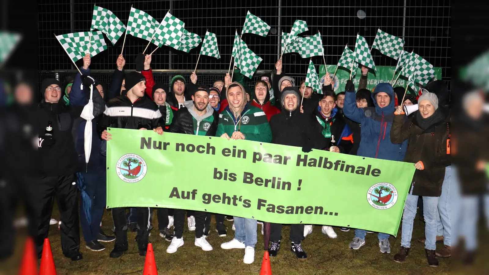 Bis Berlin ist es noch ein sehr weiter Weg – aber vom Toto-Pokal auf bayernweiter Ebene und damit einem Spiel gegen eine Profimannschaft trennt den FC Fasanerie-Nord nur noch ein Sieg. (Foto: Verein)