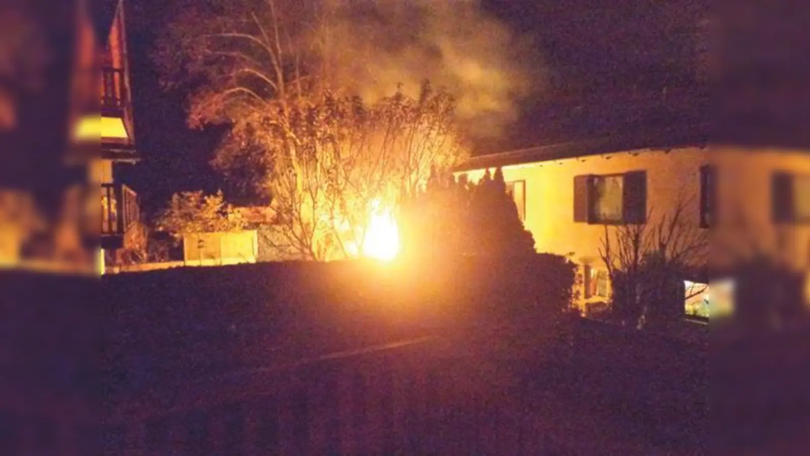 Ende 2012 steht das Gartenhaus von Peter Bauer in Flammen. Zu diesem Zeitpunkt ahnte er nicht, dass sich Ärger mit seiner Versicherung anschließen wird.	 (Foto: pr)