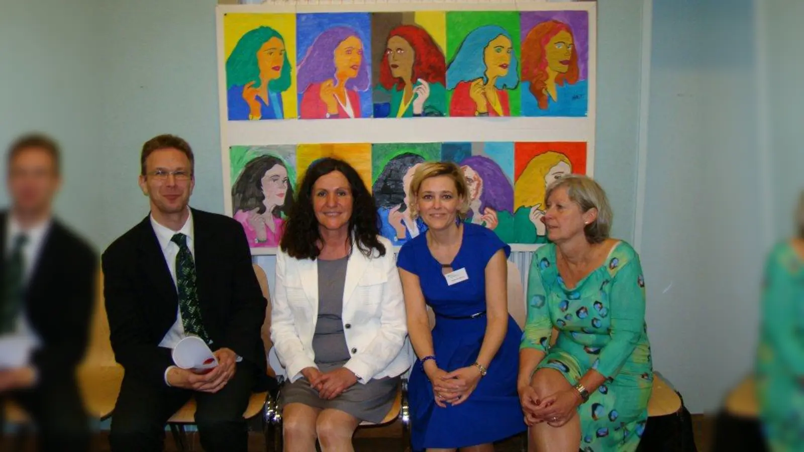 Feierten zusammen, v. l.: Michael Balk, Erika Rupp, Violeta Maciejewska und Renate Meschmark. (Foto: pst)