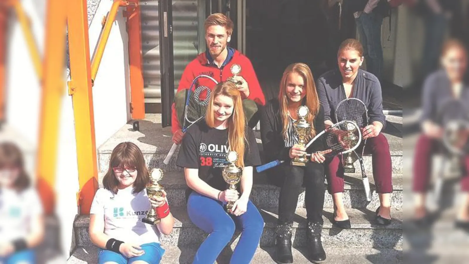 Siegreich: Johanna Meister, Saskia Beinhard, Kaci Tycova, Ramona Bauer und Niklas Becher.         (Foto: SCD)