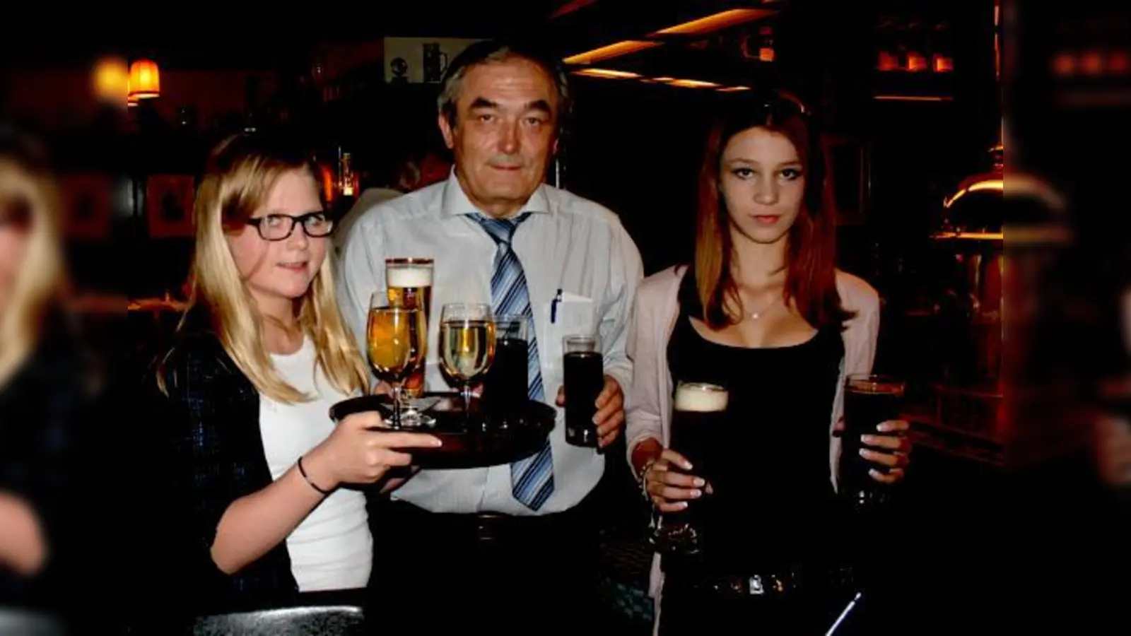 Emma Sophie Witte, Inhaber Luka Bradaric und Elena Reinig (von links). 	 (Foto: ws)