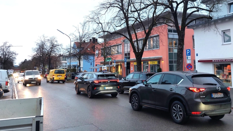 Die Leibstraße - Haars zentrale Einkaufsstraße - wird neugestaltet. Dafür fließen Fördermittel. (Foto: bas)